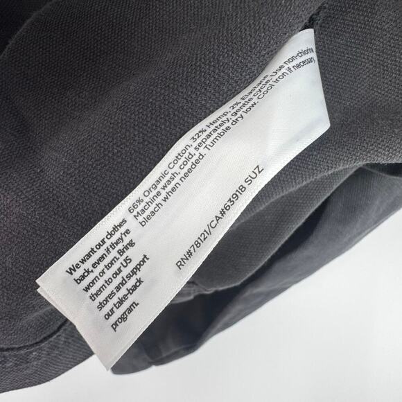 EILEEN FISHER Classic Collar Jacket Long Sleeve Black Size Small NWT - Picture 9 of 12